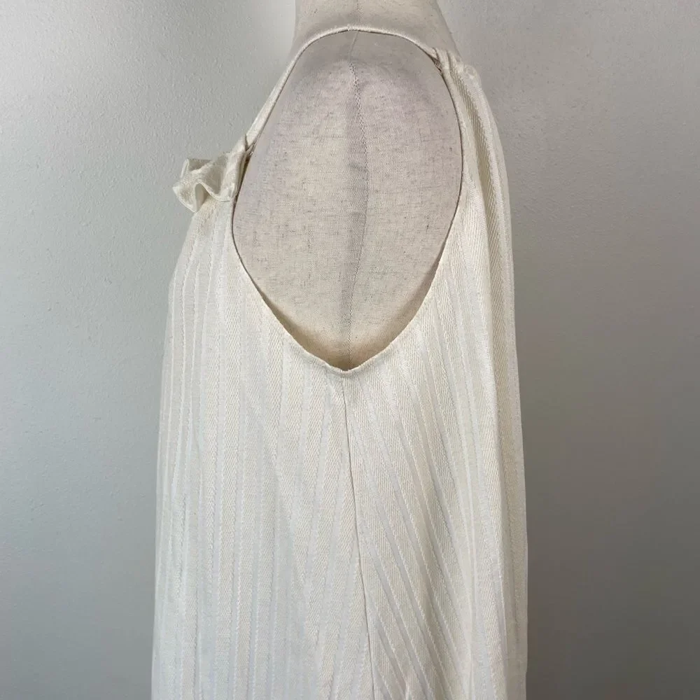 NWOT Free People Linen Blend Midi Dress Size S